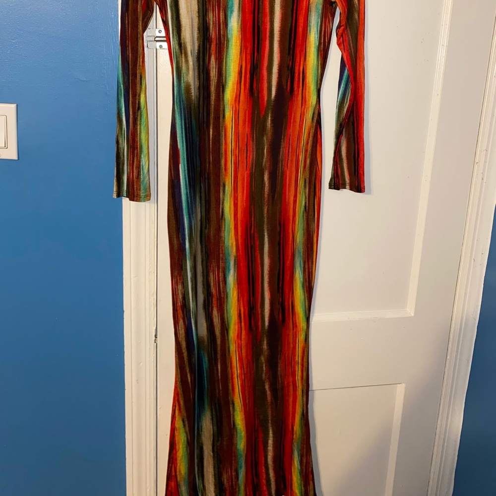 Fashion Nova Multicolored Bodycon Dress